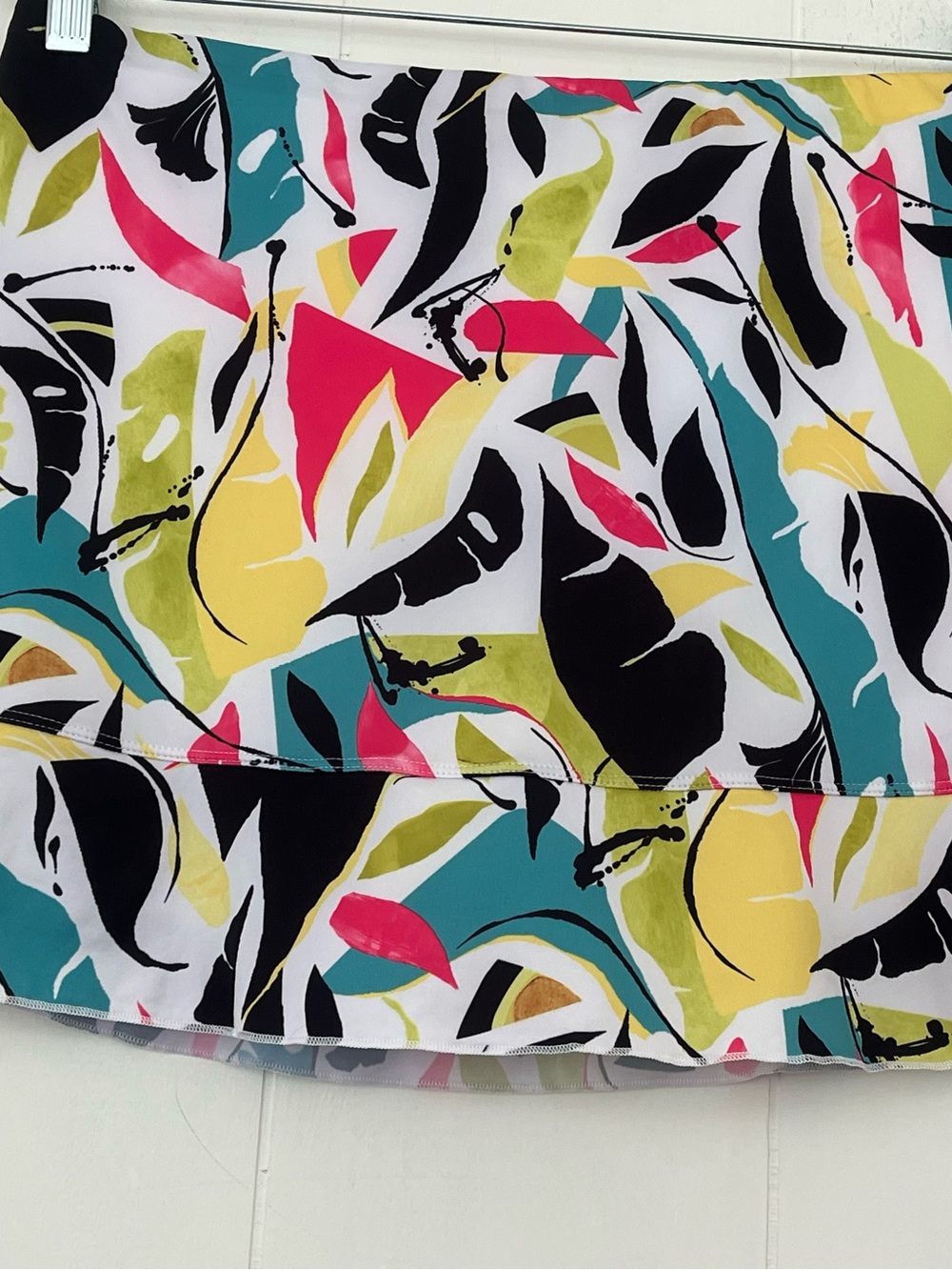 Sofibella 14” Colorful Abstract UPF 50 Tennis Running Skirt Skort Size XL - Picture 4 of 12